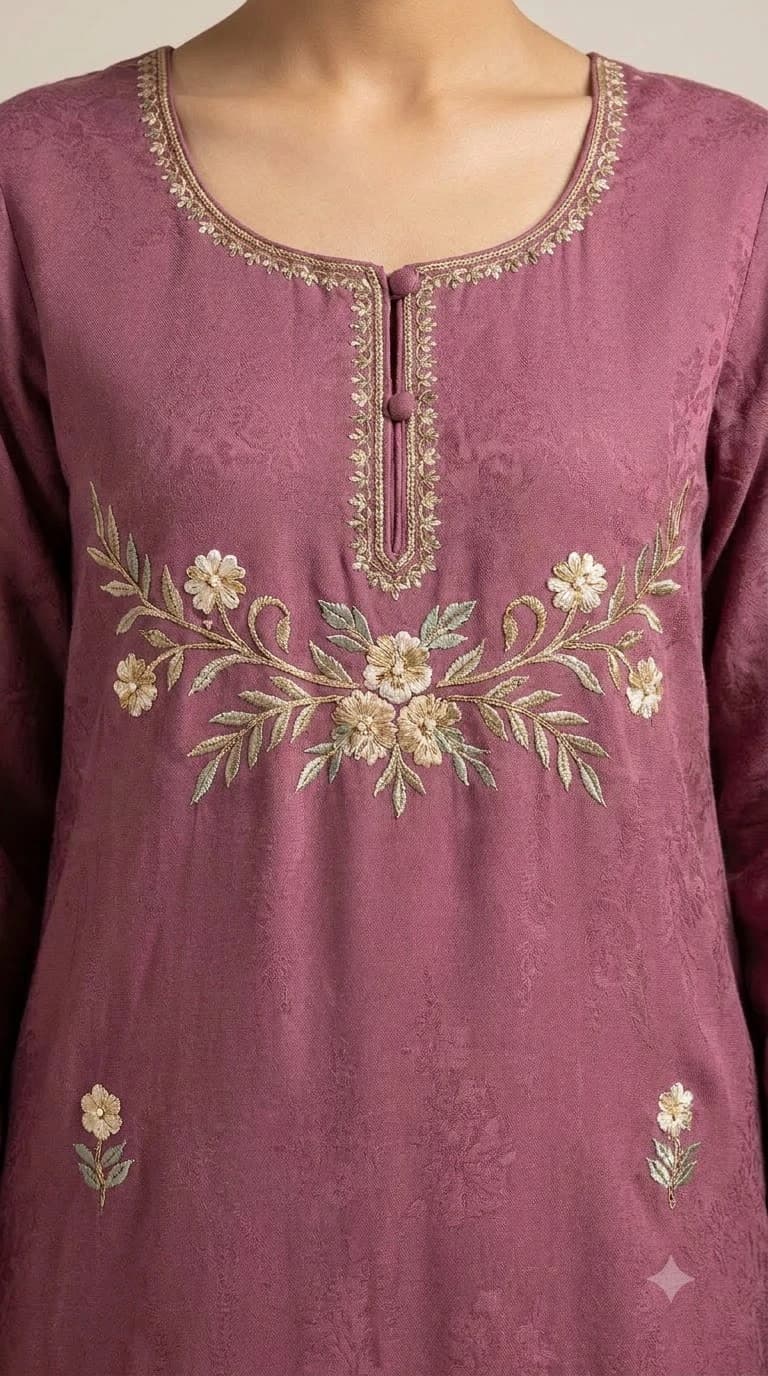 Naqsh-e-Gul Embroidered Box-Cut Pakistani Suit