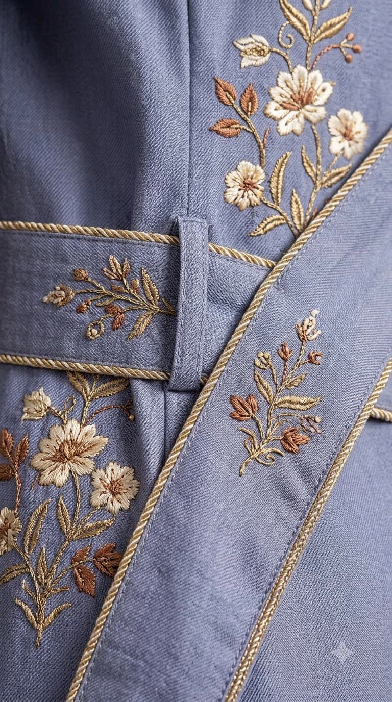 Mehrunnisa Embroidered Belted-Waist Pakistani Suit