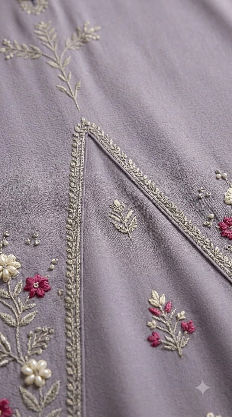 Sitarah-e-Noor Embroidered Center-Godet Pakistani Suit