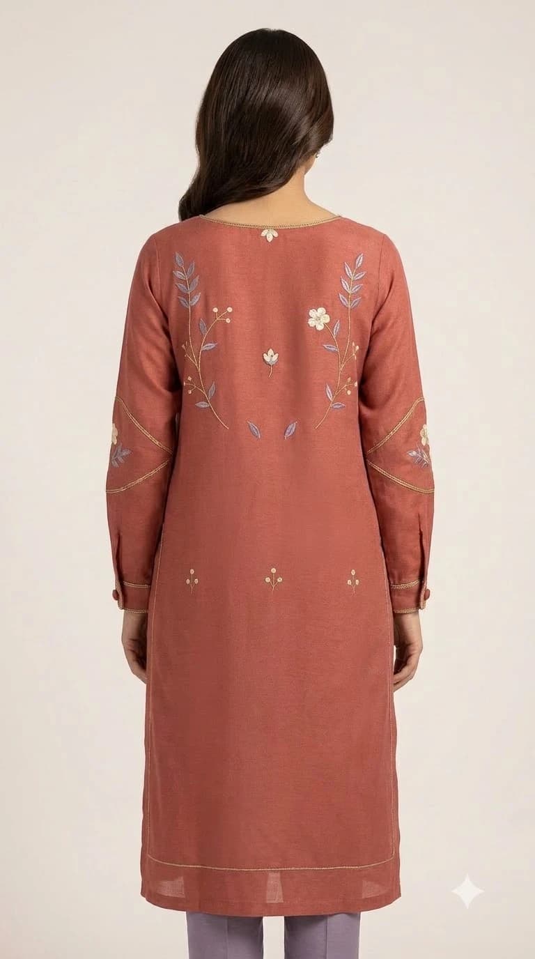 Darya-e-Noor Embroidered Elbow-Panel Pakistani Suit